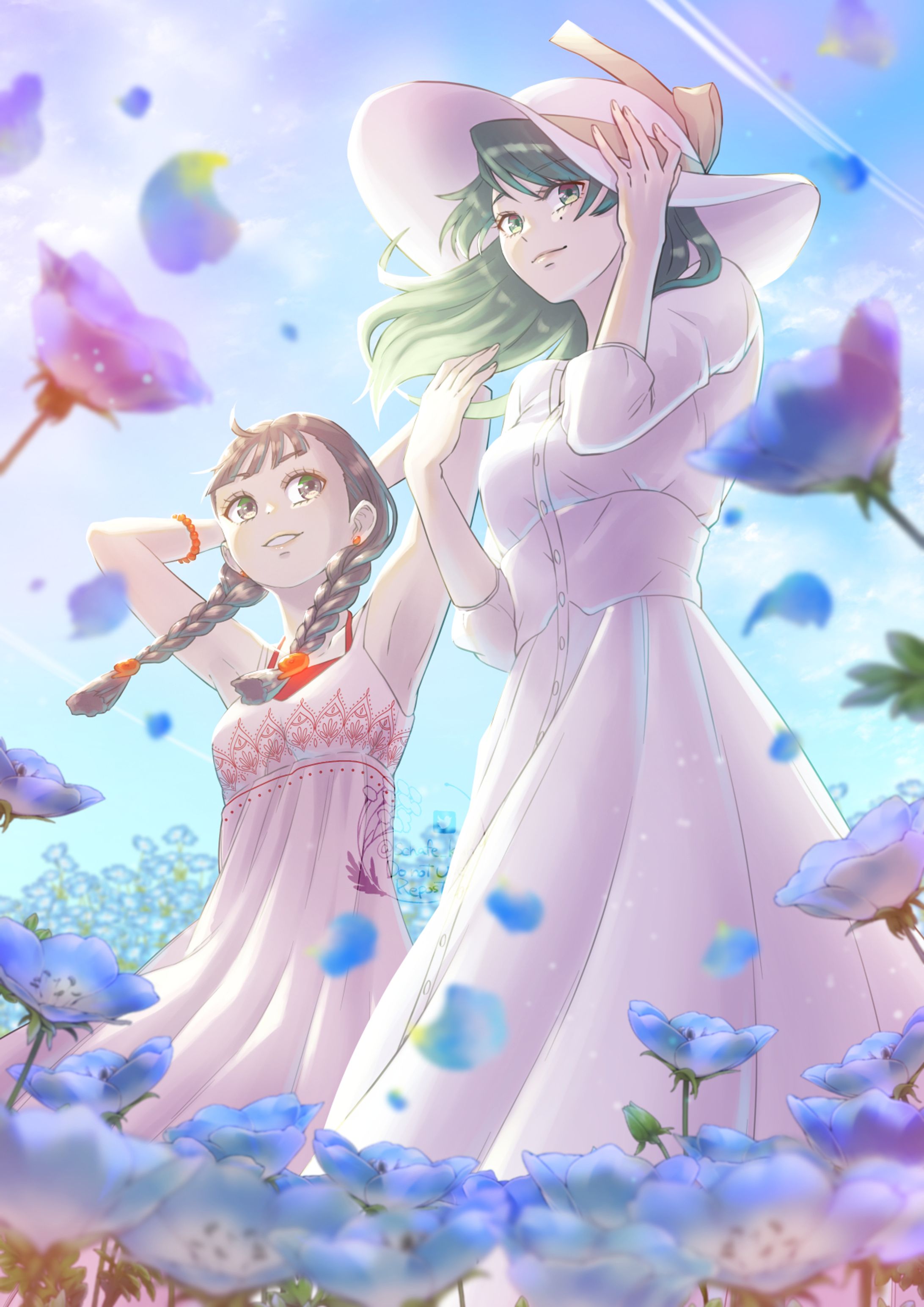 ネモフィラ畑-1