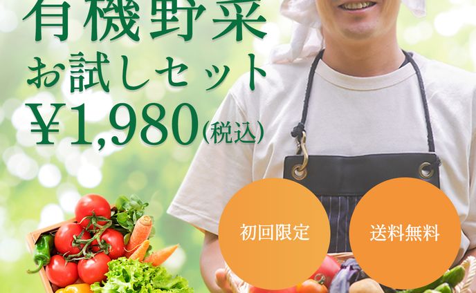 有機野菜お試しセットバナー