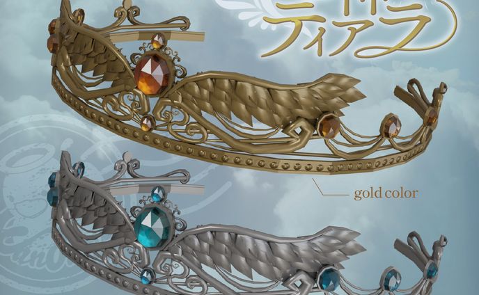 3Dモデル販売【女神のティアラ】