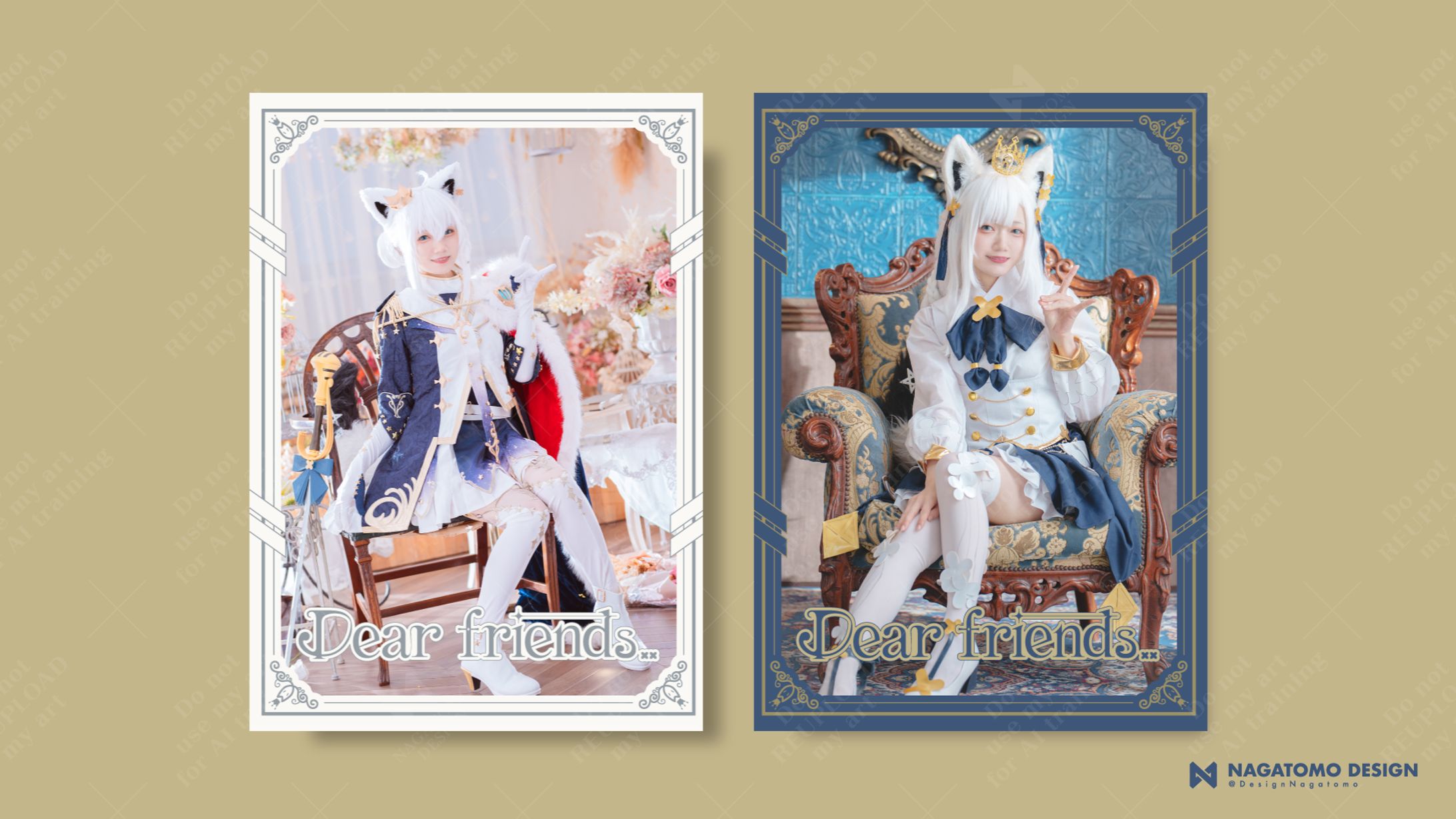 マリルリ様写真集「Dear friends..」 装丁(表紙)デザイン-1