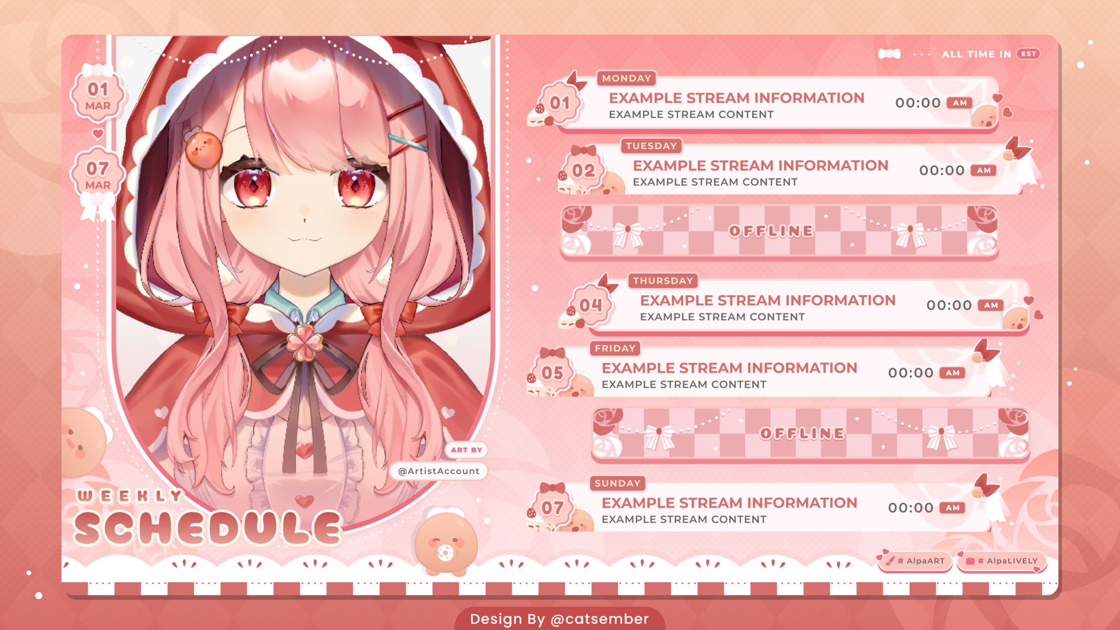 vtuber-schedule-design