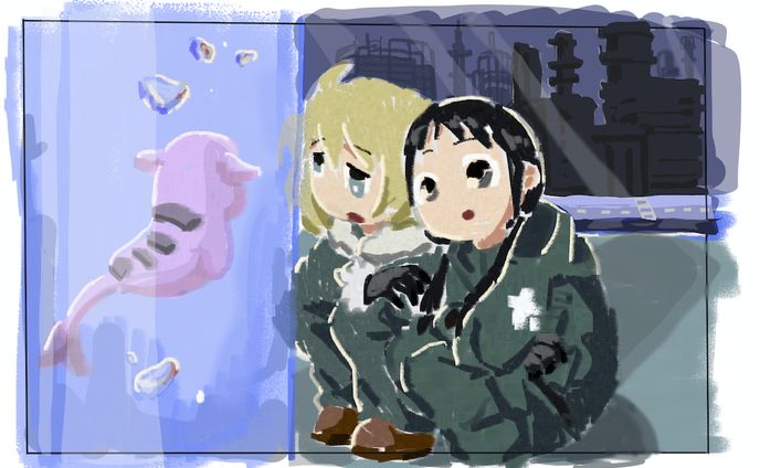 少女終末旅行ファンアート