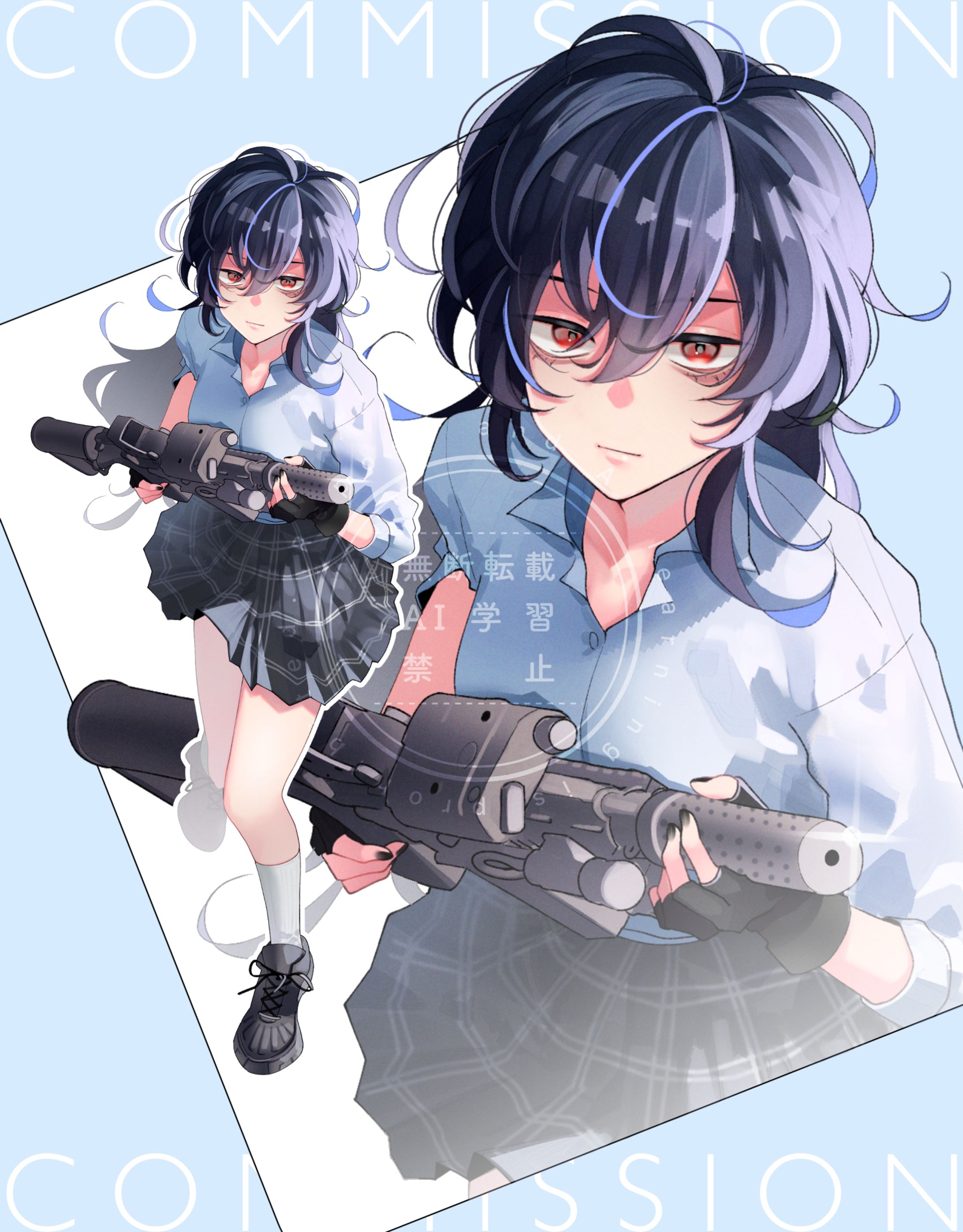 VRchatキャラクター立ち絵イラスト（Skebご依頼）-1