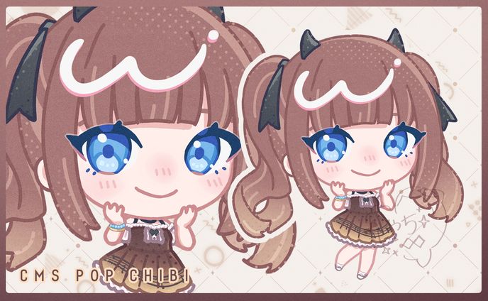Commission POP CHIBI - Helen PANDORA 