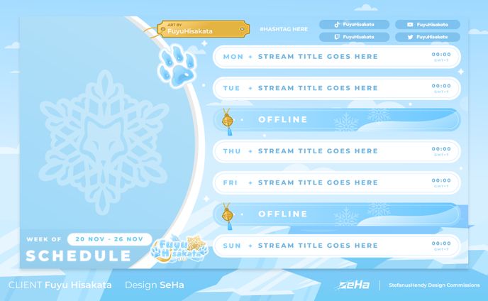 Fuyu Hisakata Schedule