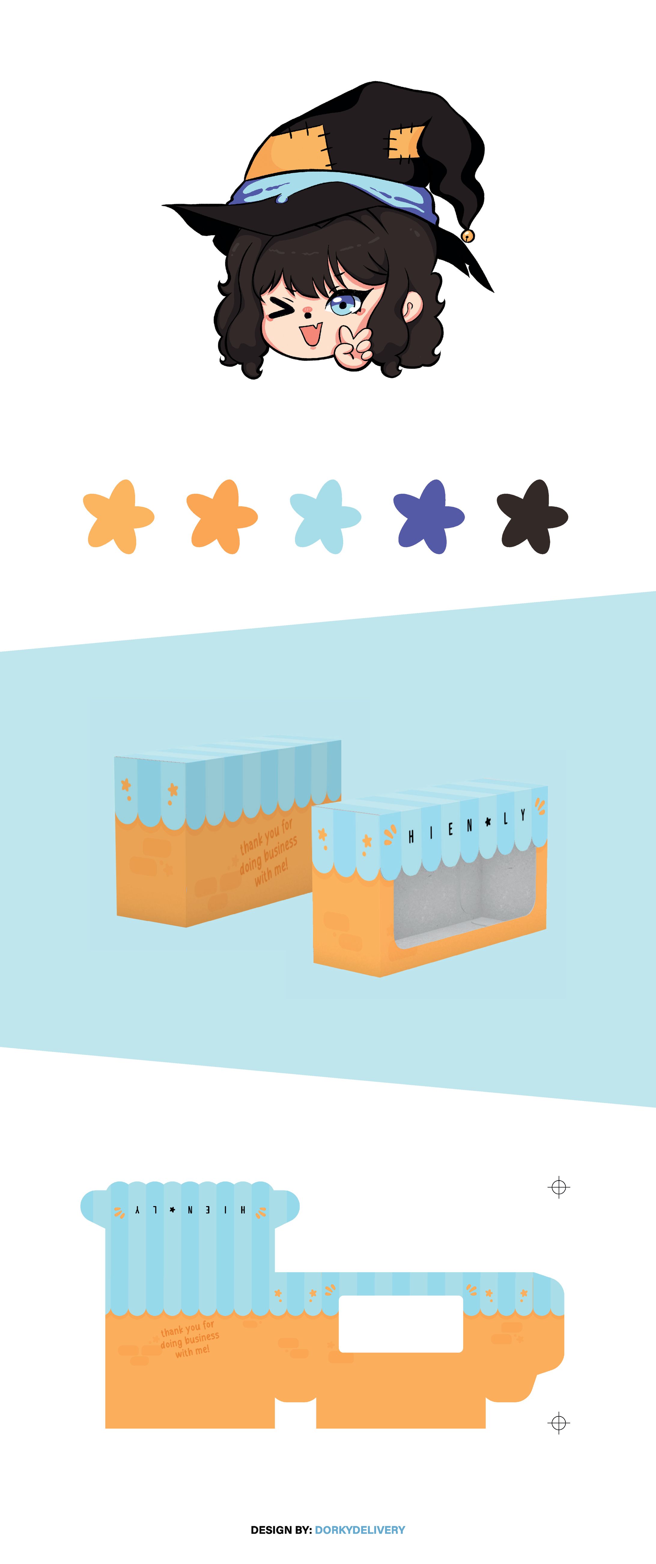 Business Card Box  - Dieline & Design Concept-1