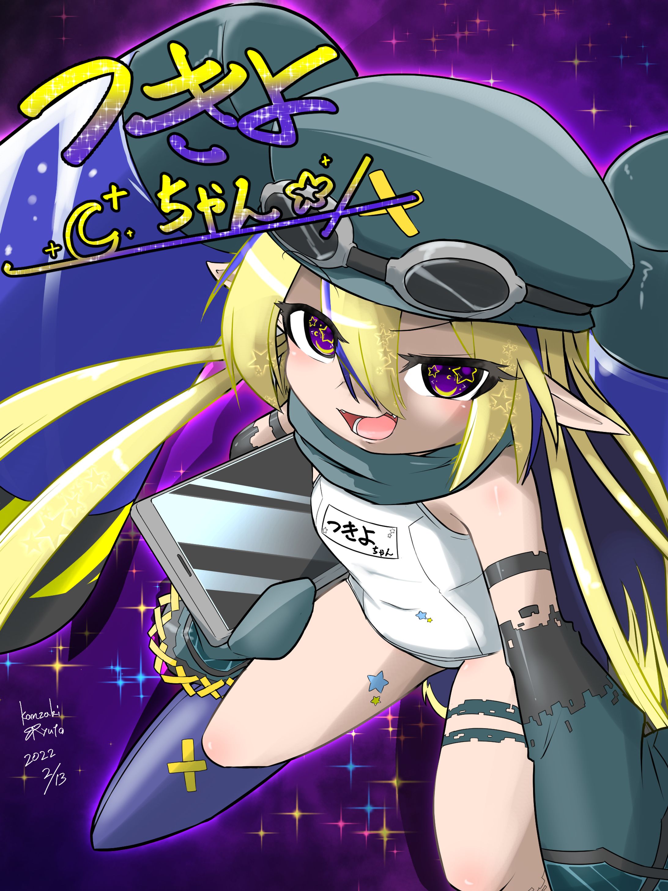 Vtuberファンアート（つきよちゃん）-1