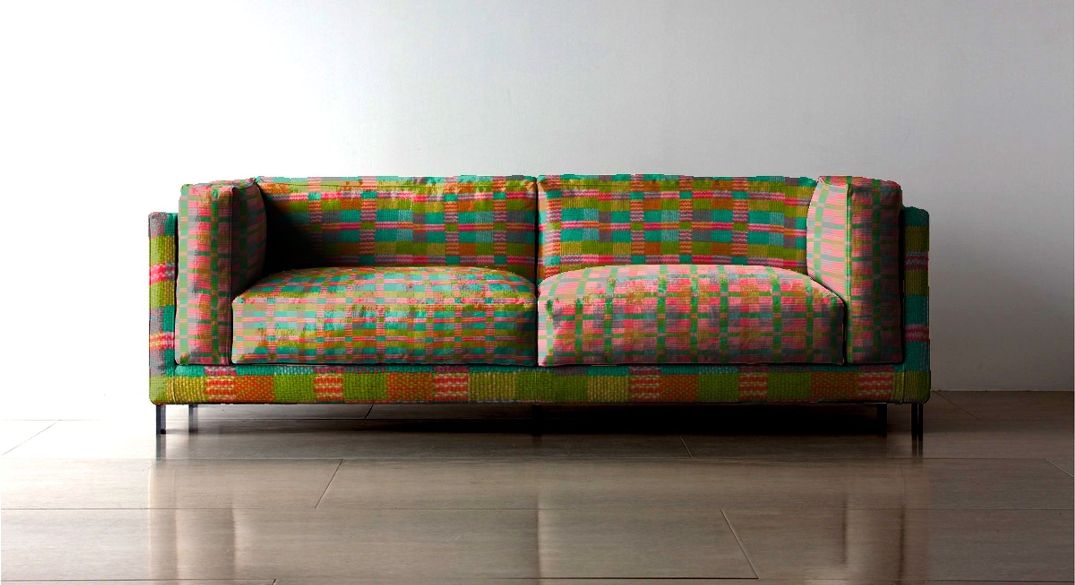 明け方の草原　（二重織り）-1