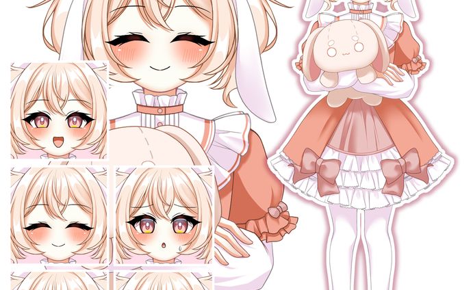 【立ち絵】うさぎロリータ