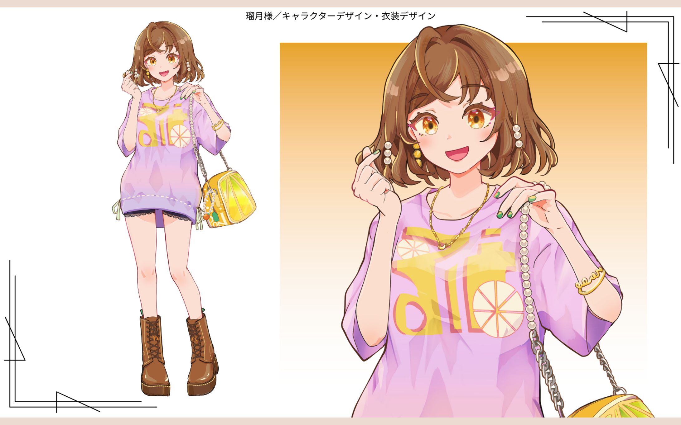 【お仕事】キャラクターデザイン_IRIAMライバー瑠月様-1