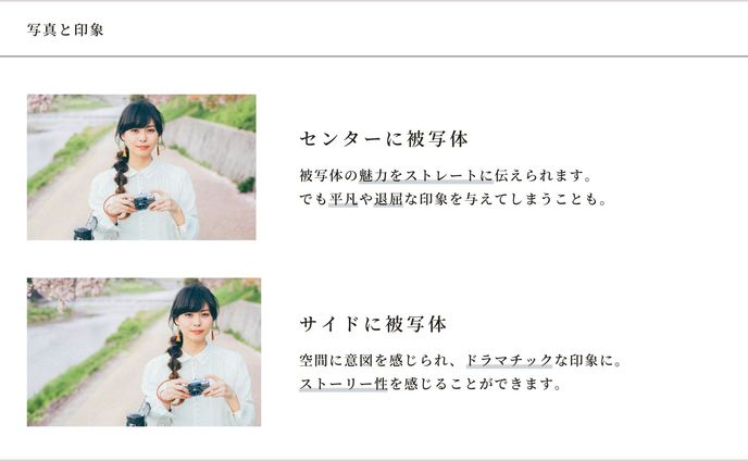 写真と印象