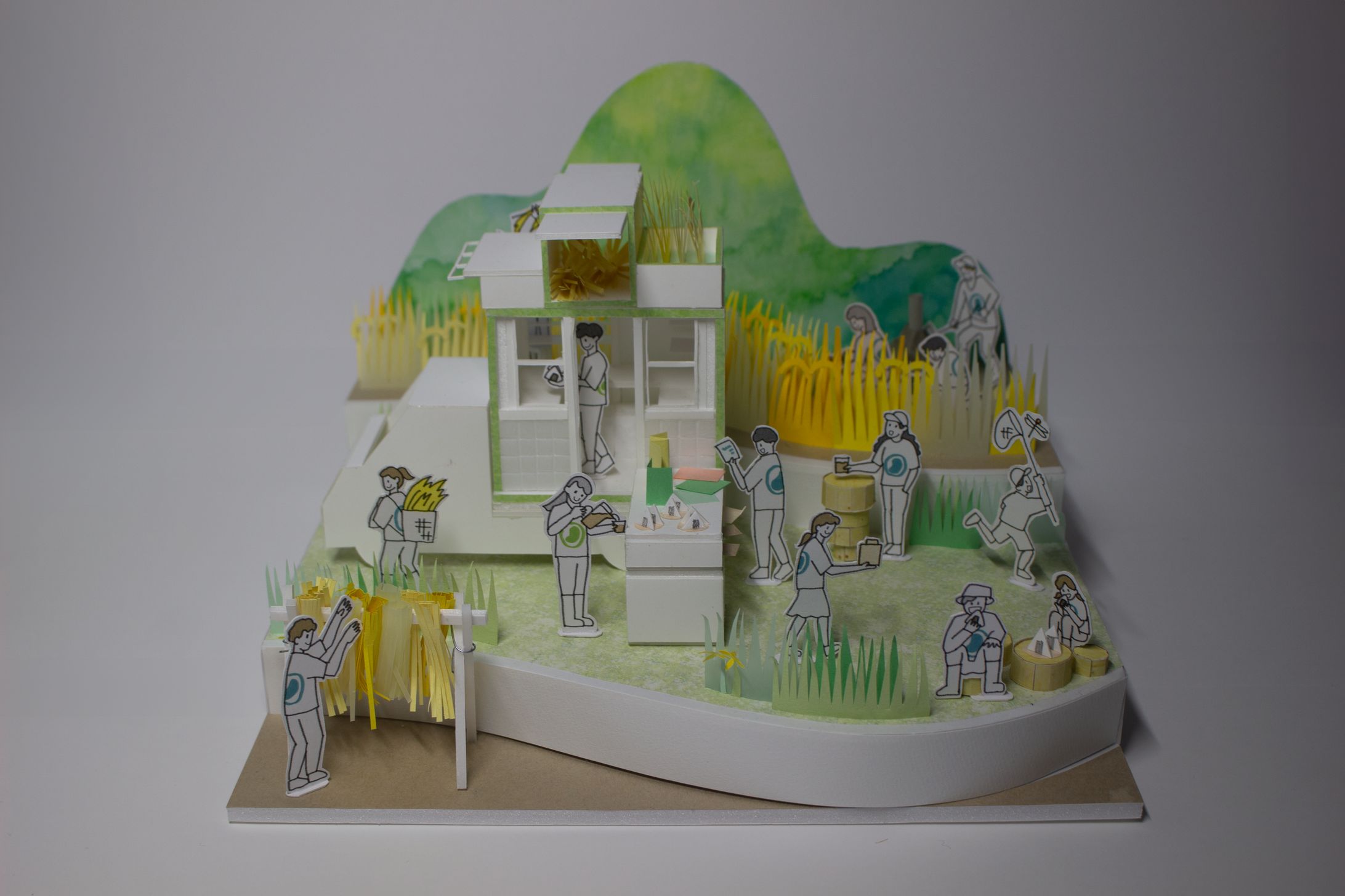 小豆島のフードトラックの提案　模型-1