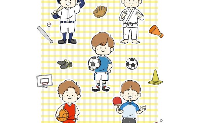 部活イラスト（男の子）