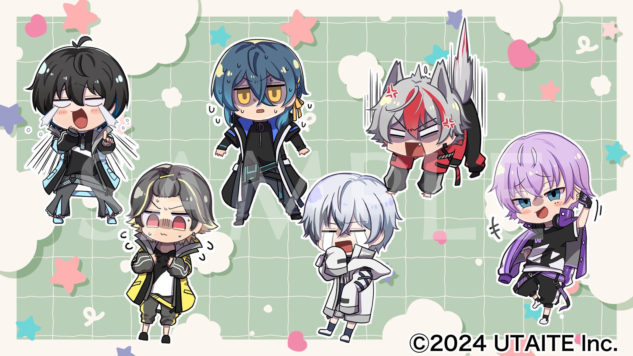 【SD 制作】すぱどり様　バラエティ動画用SDイラスト制作-1