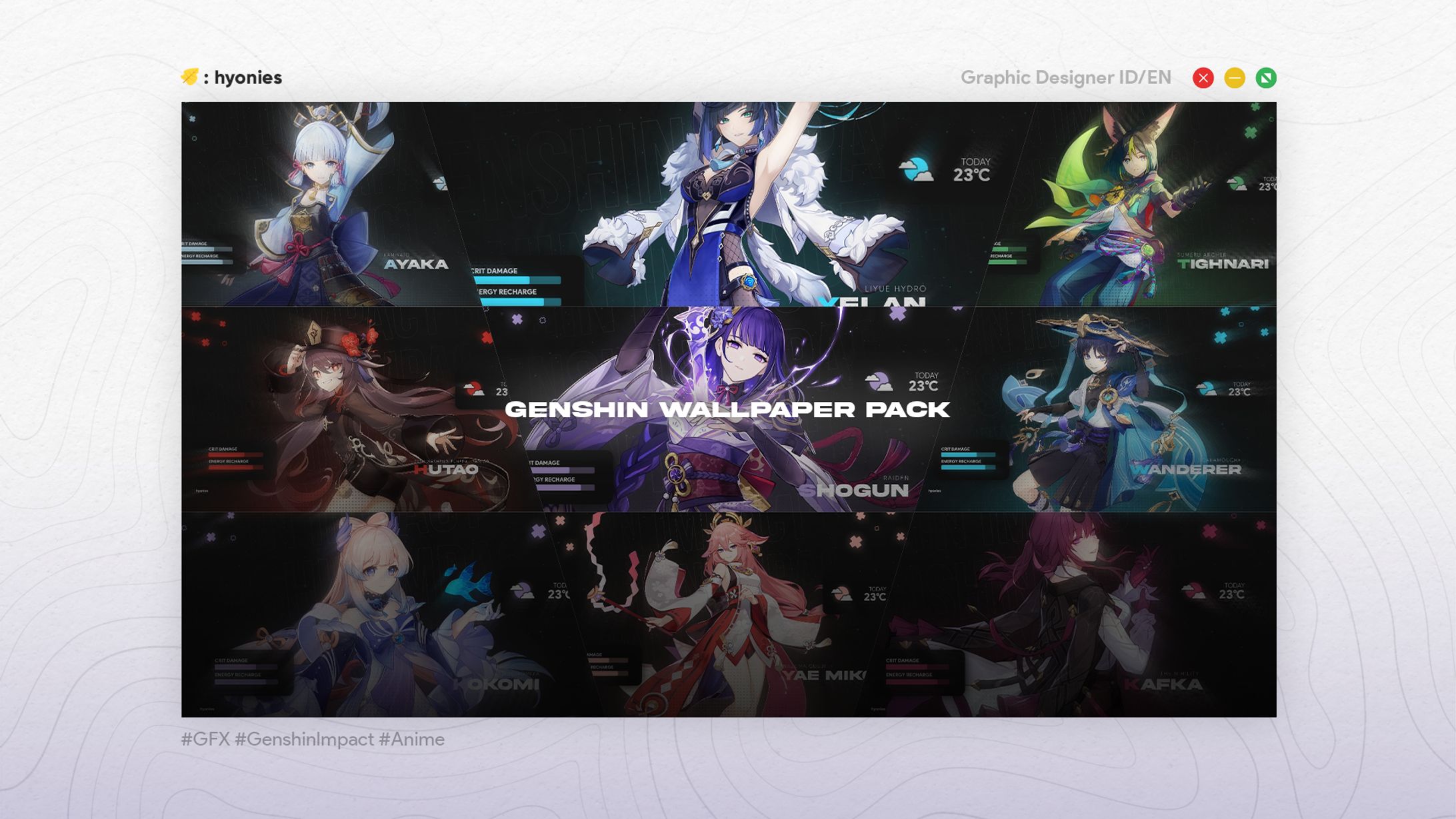 [Poster] Wallpaper Pack - Genshin Impact-1