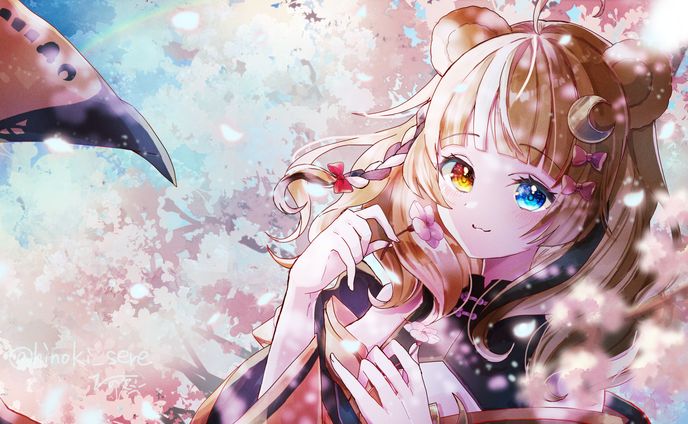 くまさんとお花見