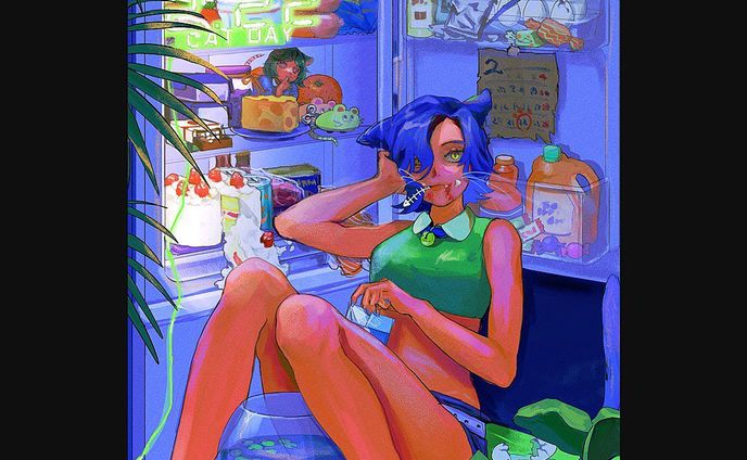 猫の日に全然間に合わなかったやつ
 #illustration  #drawing  #original  #猫の日
