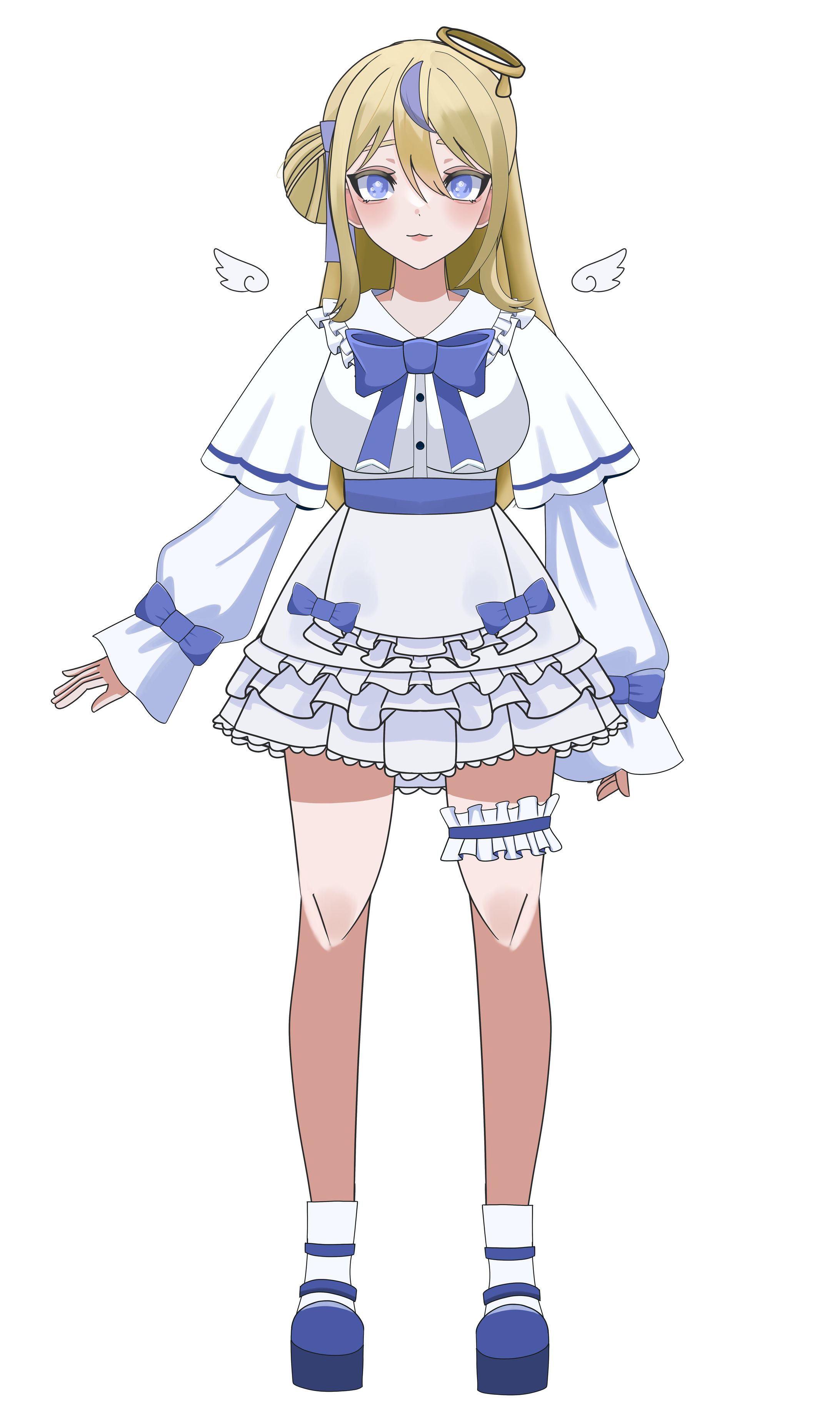 立ち絵イラスト例(ラフ含む)-1