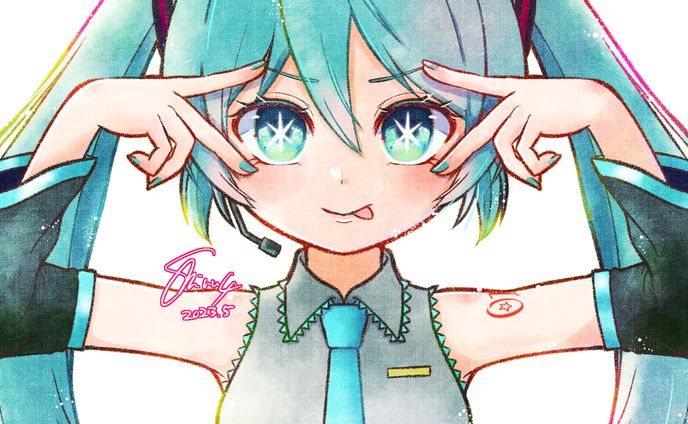 おえかき、アイドル