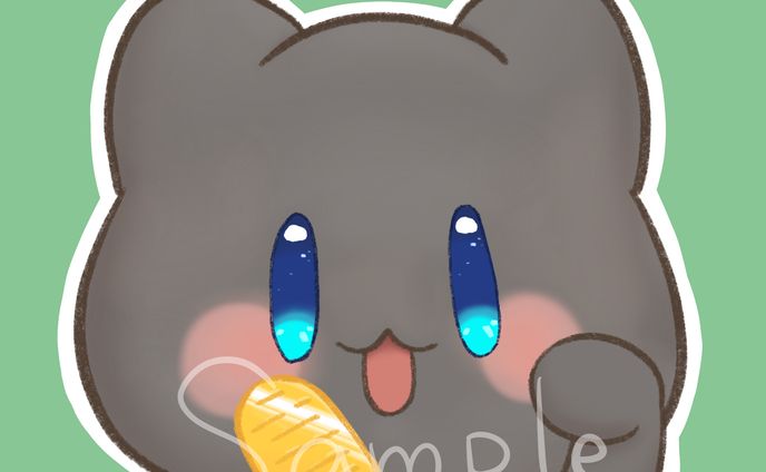 動物系、セミオーダーイラスト