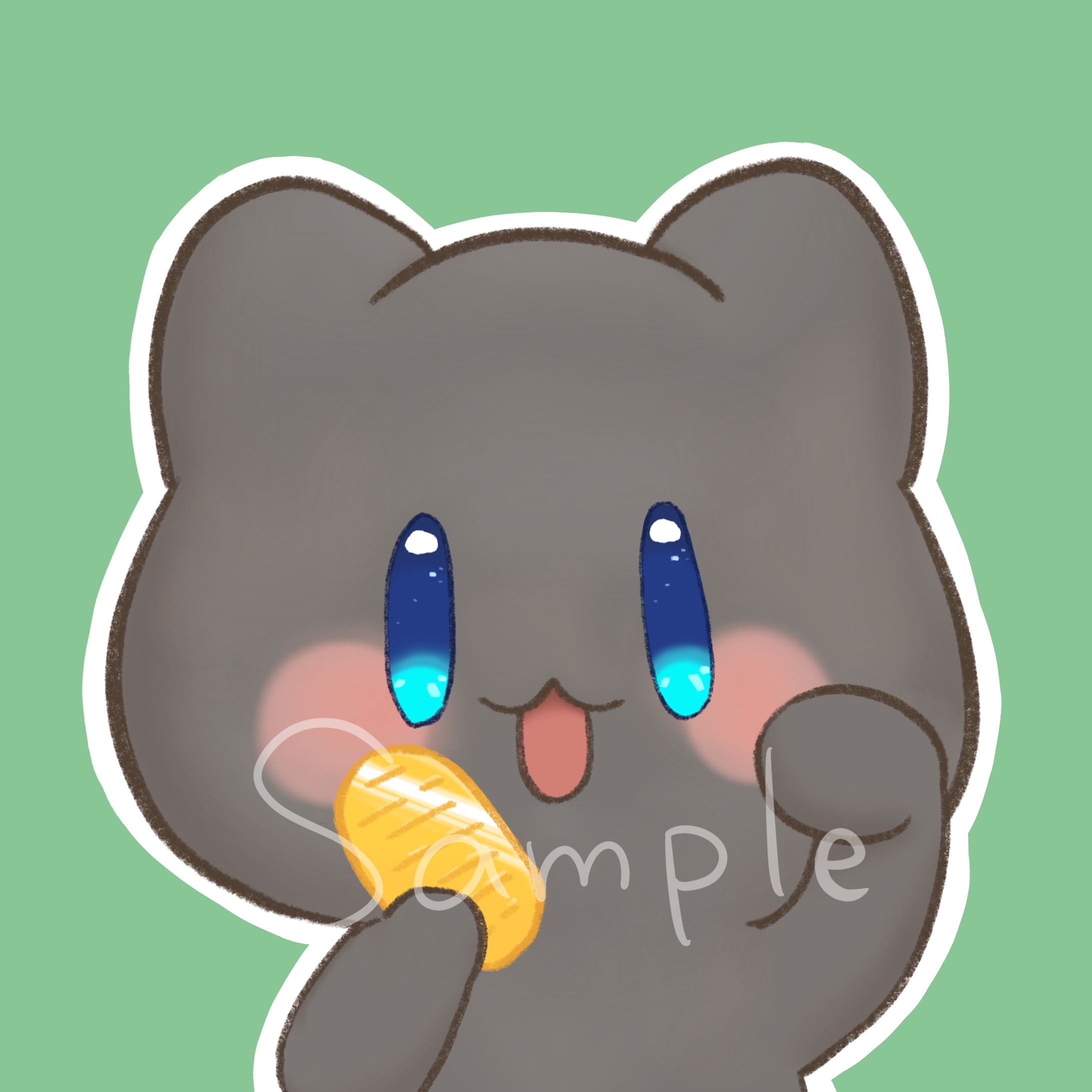 【オーダーイラスト】SNSアイコン（動物）-1