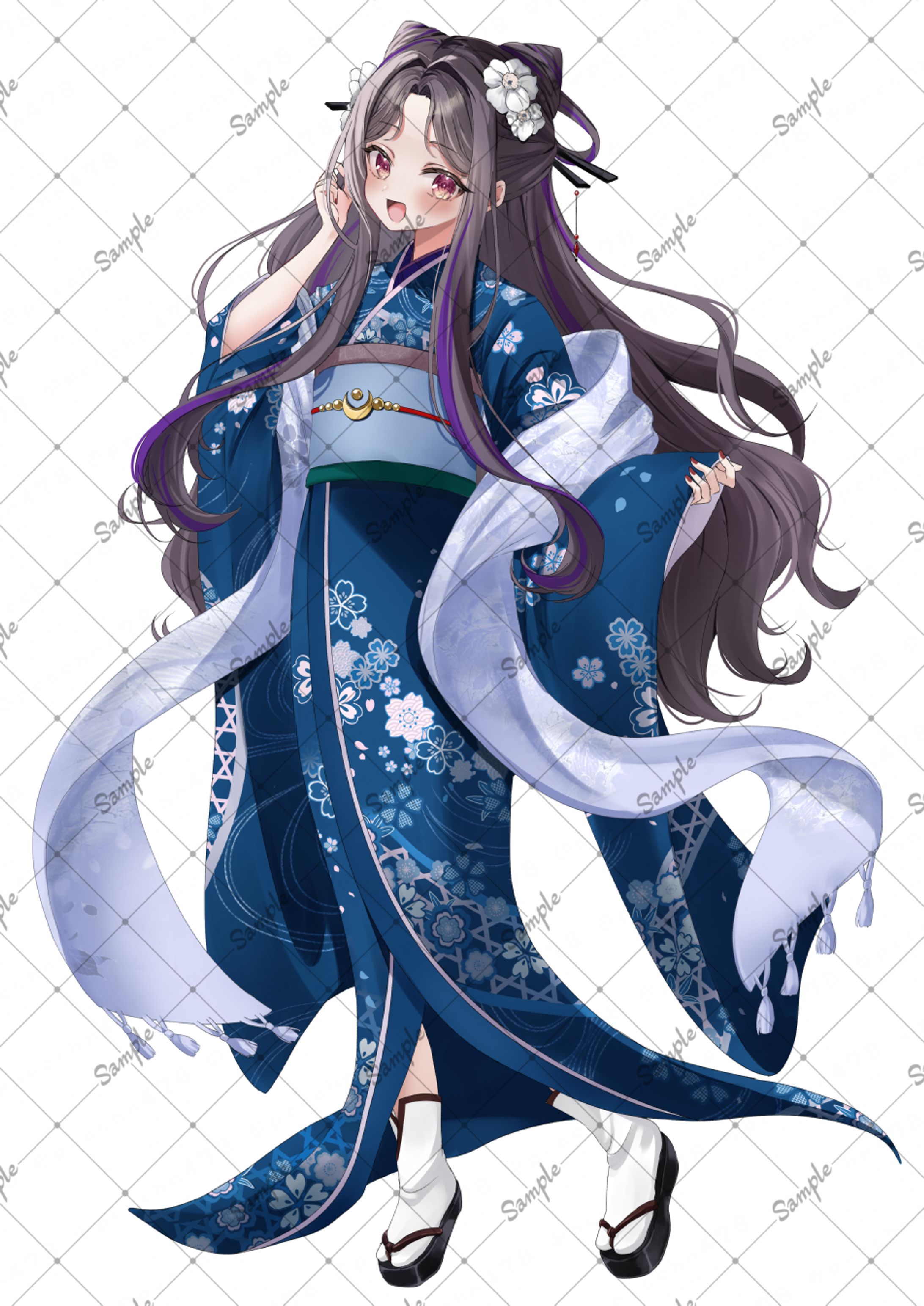 【work】祇園精舎カネノ様  チャンネル登録者さま1,000人記念グッズイラスト-1