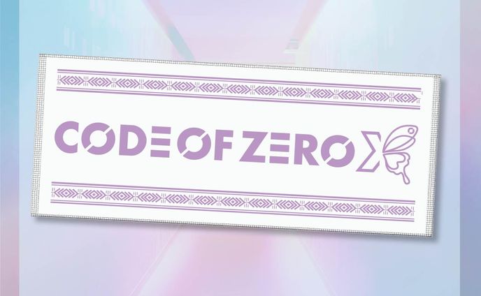  CODEOFZERO X_tribal frame Face Towel
