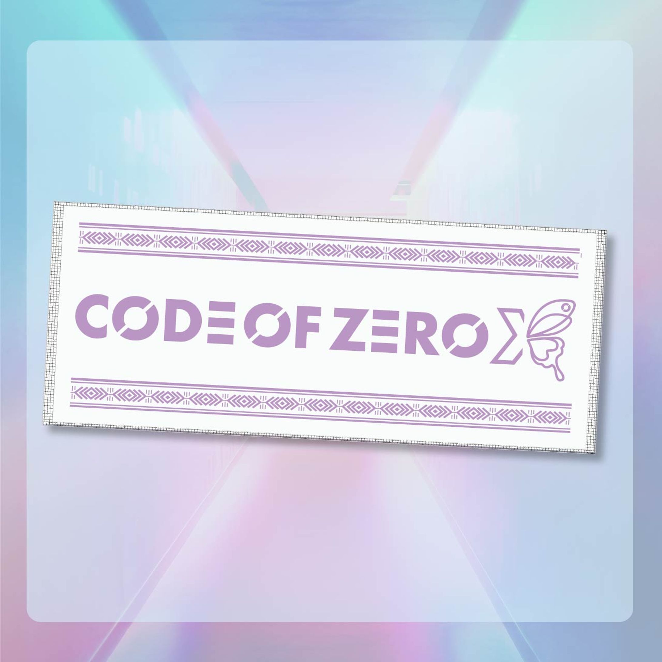  CODEOFZERO X_tribal frame Face Towel-1