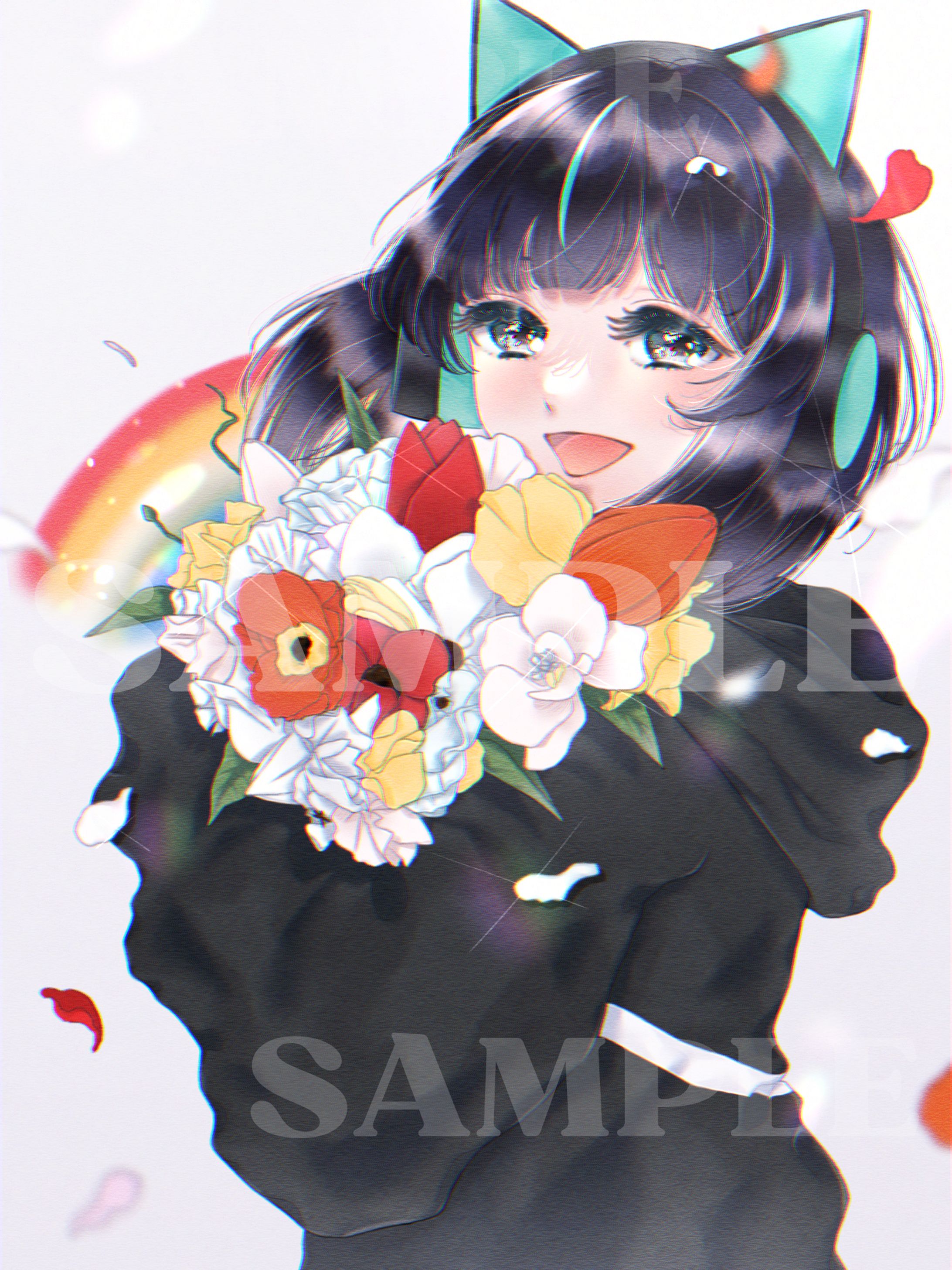 緑青萌葱様　パネル開け達成イラスト-1