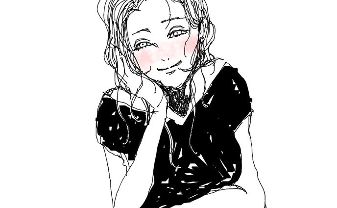 ラフ似顔絵イラスト2