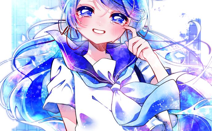 夏に透明/Twinfieldジャケットイラスト