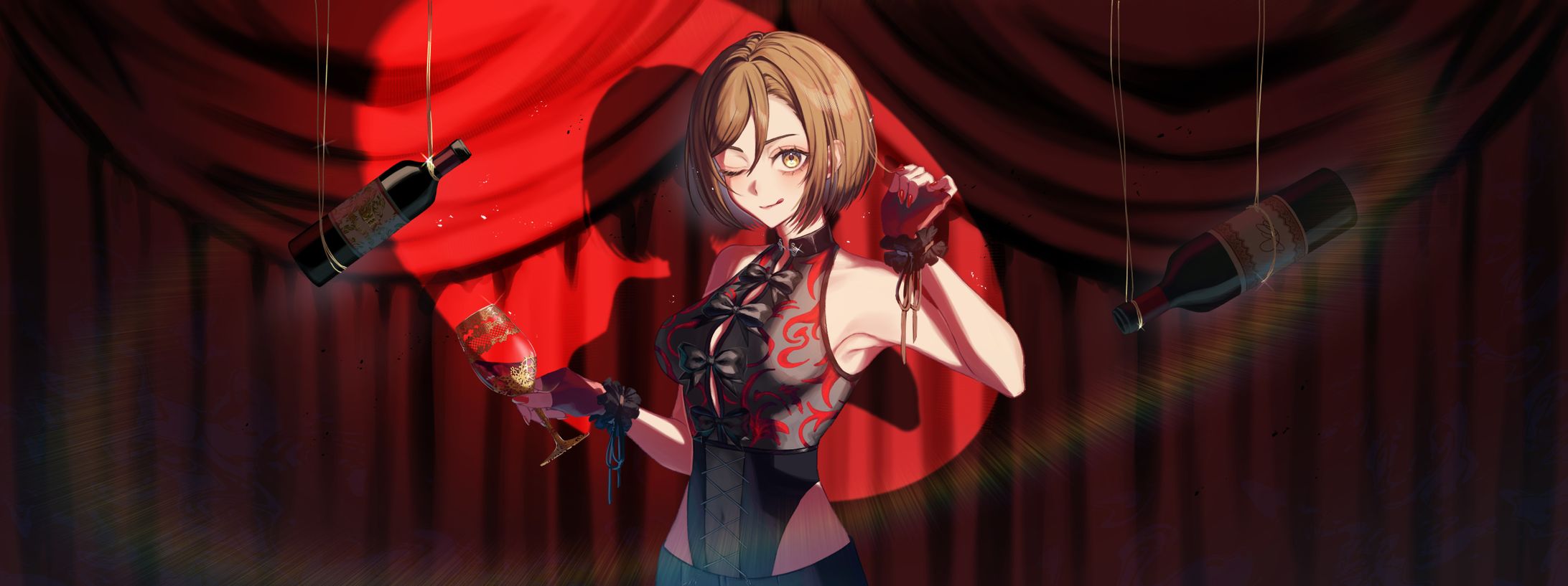 MEIKOカフェ　ドリンクホルダーイラスト描きおろし-1