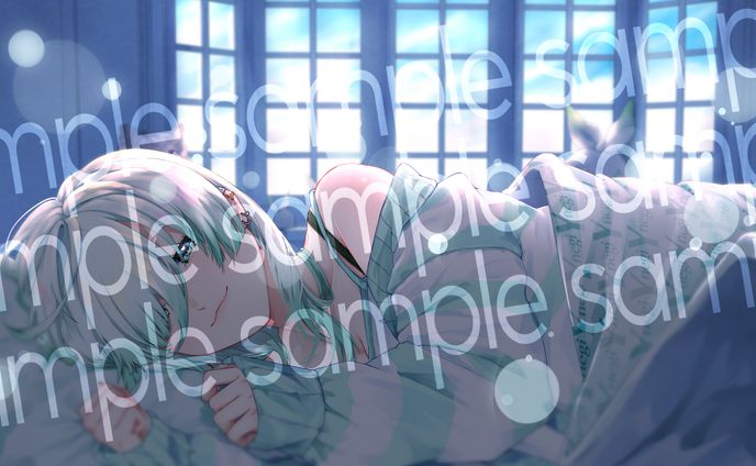 九条ネギ吉様ご依頼#添い寝#微笑み