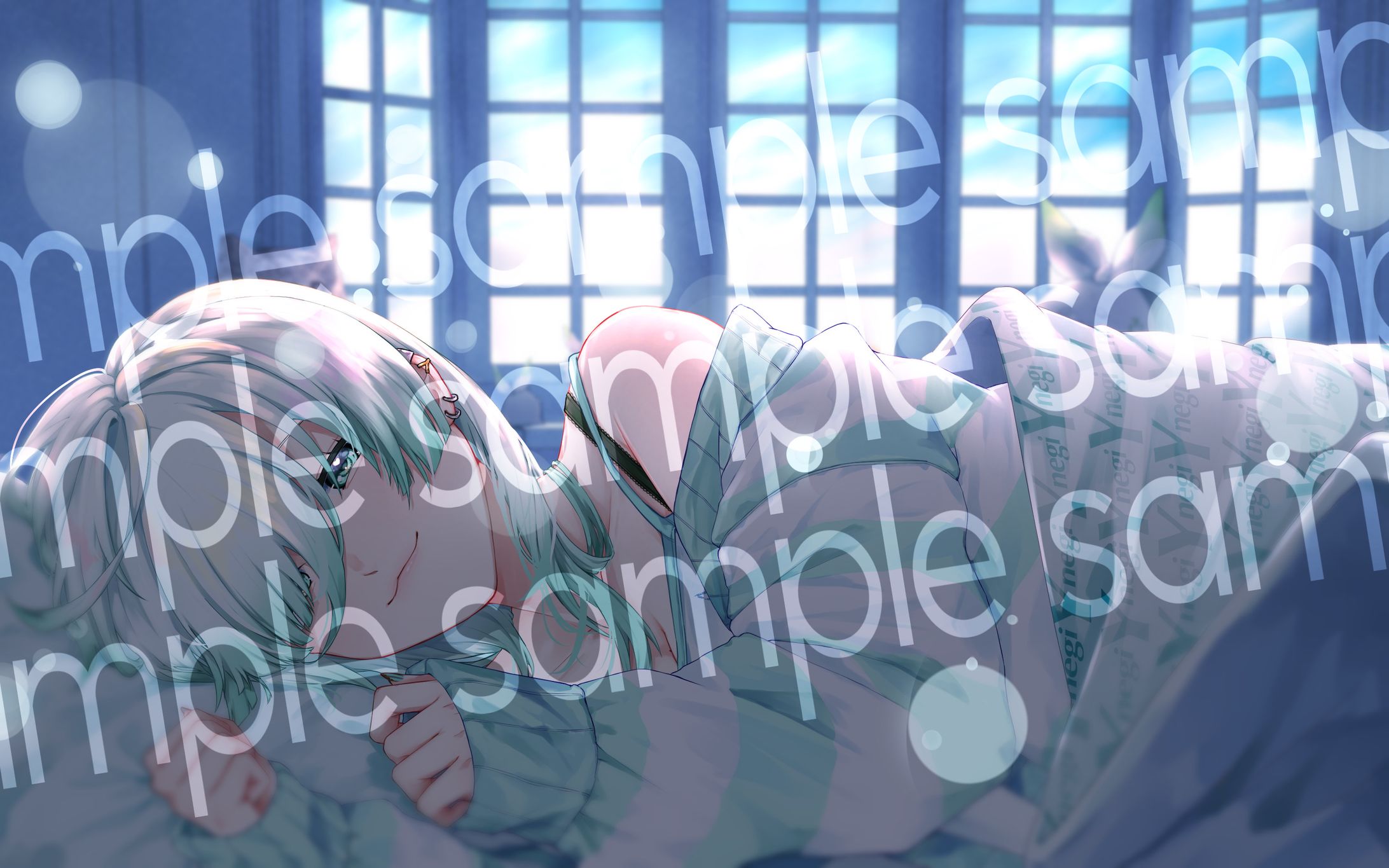 九条ネギ吉様ご依頼#添い寝#微笑み-1
