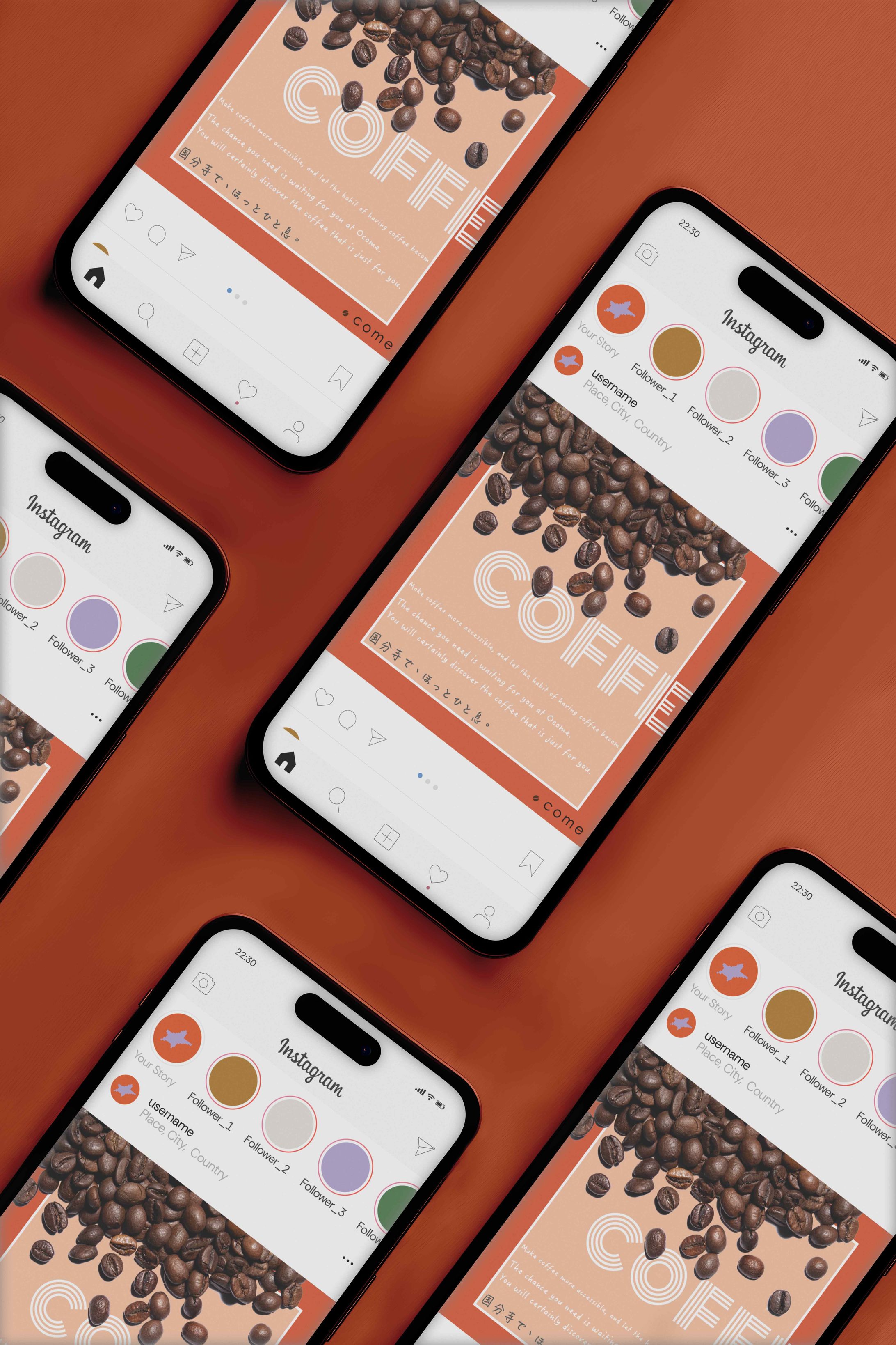 Banner / カフェ　ocome-1