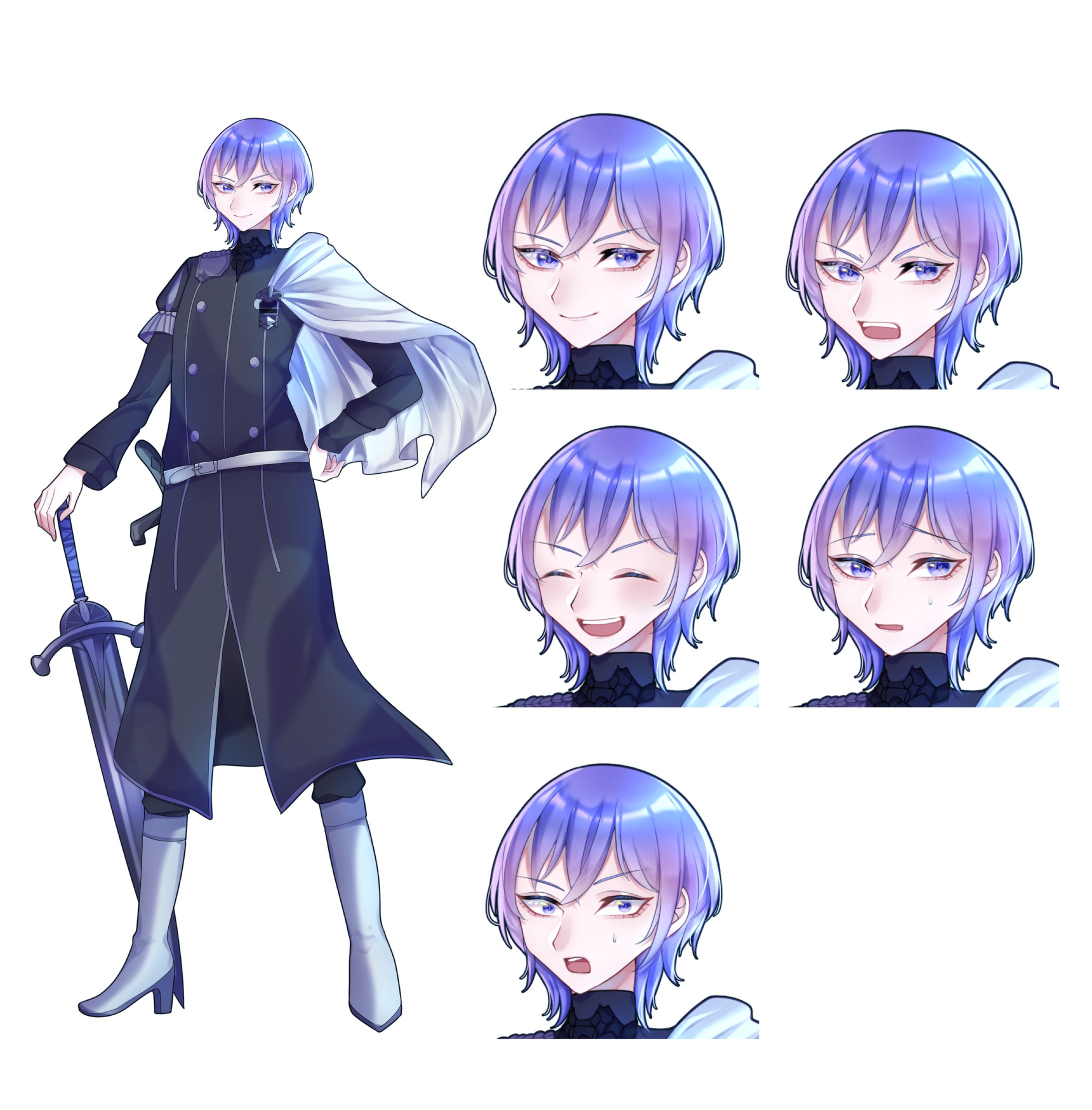 ユトナオチャンネル様　男性キャラクター立ち絵-1