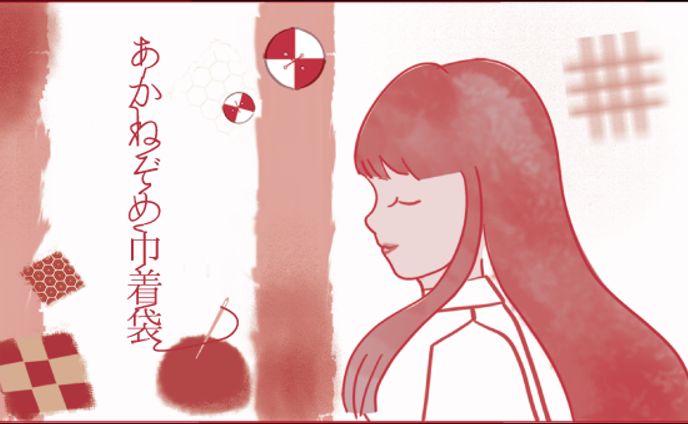 手芸キットパッケージ風イラスト