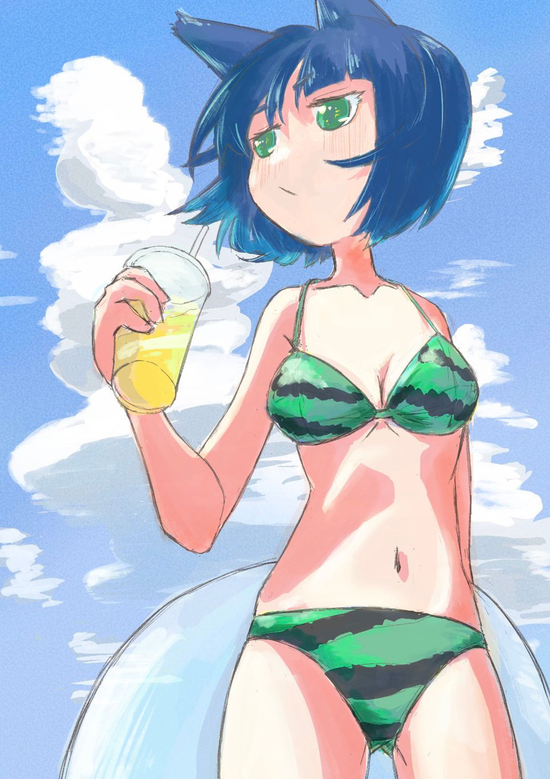 夏の終わり（うちの子）-1