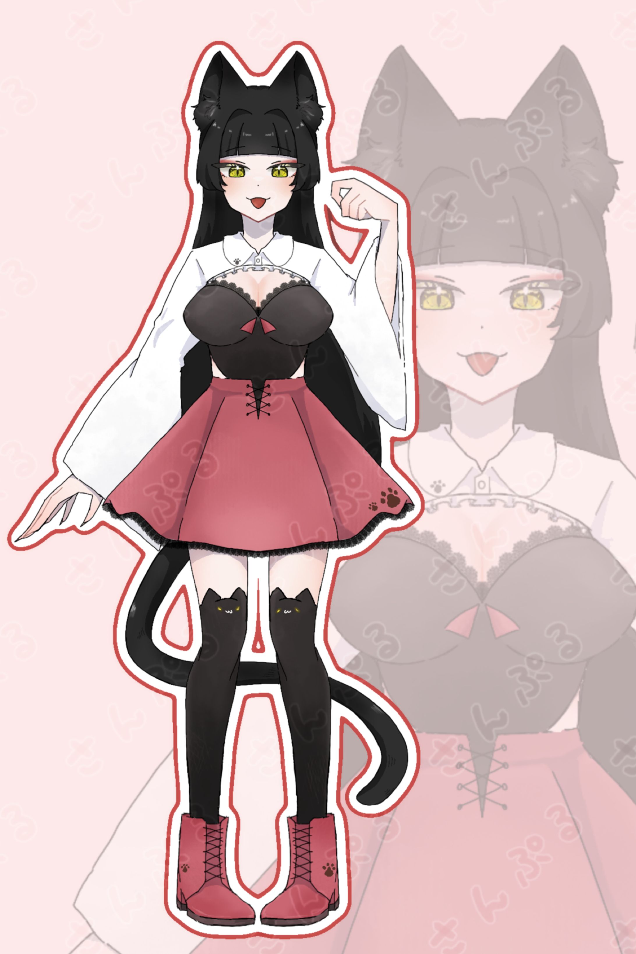 魂なし IRIAM用立ち絵 女の子-1