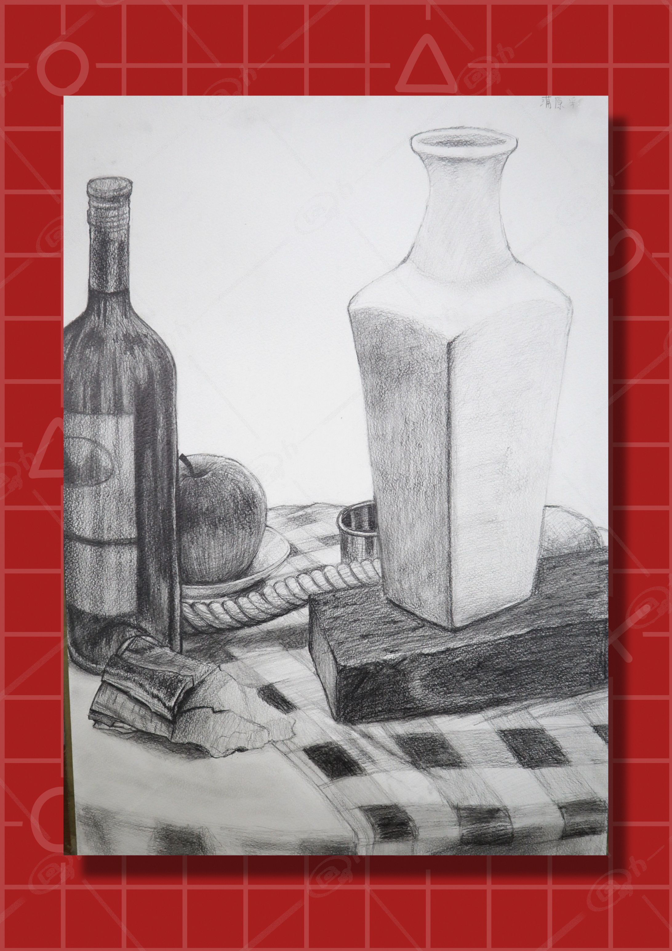 【デッサン】卓上デッサン-1