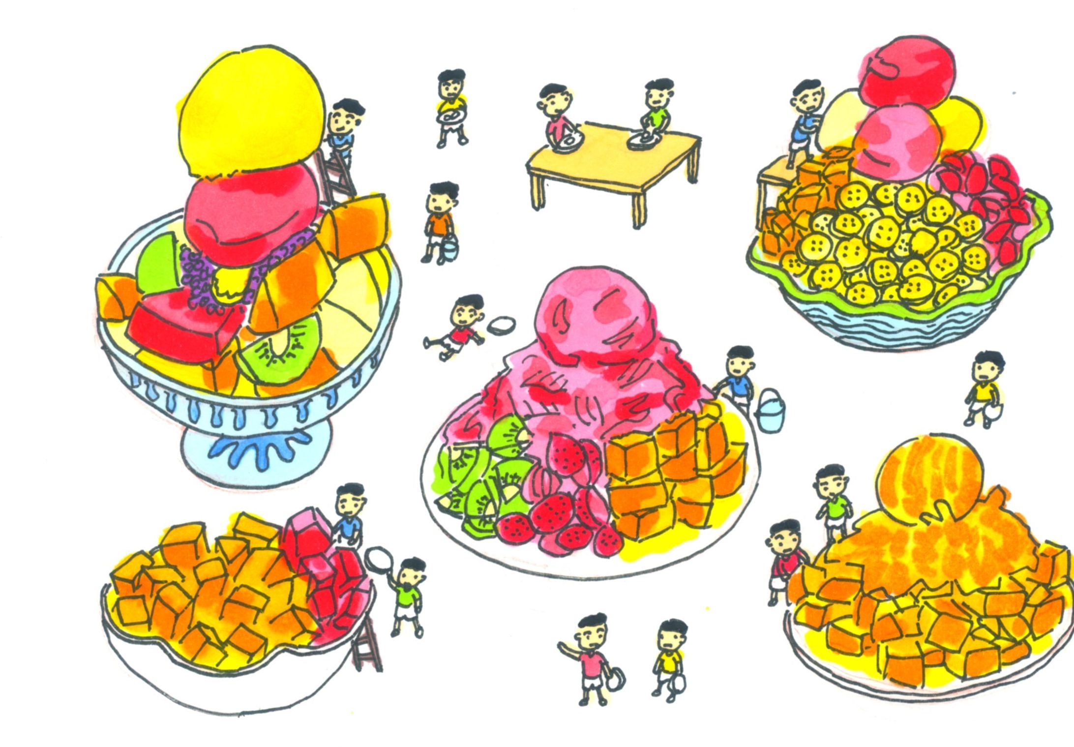 台湾スイーツと少年たち-1