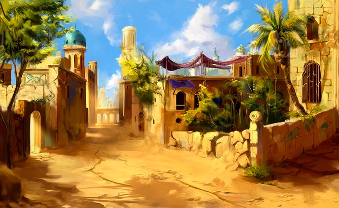 The sand city
