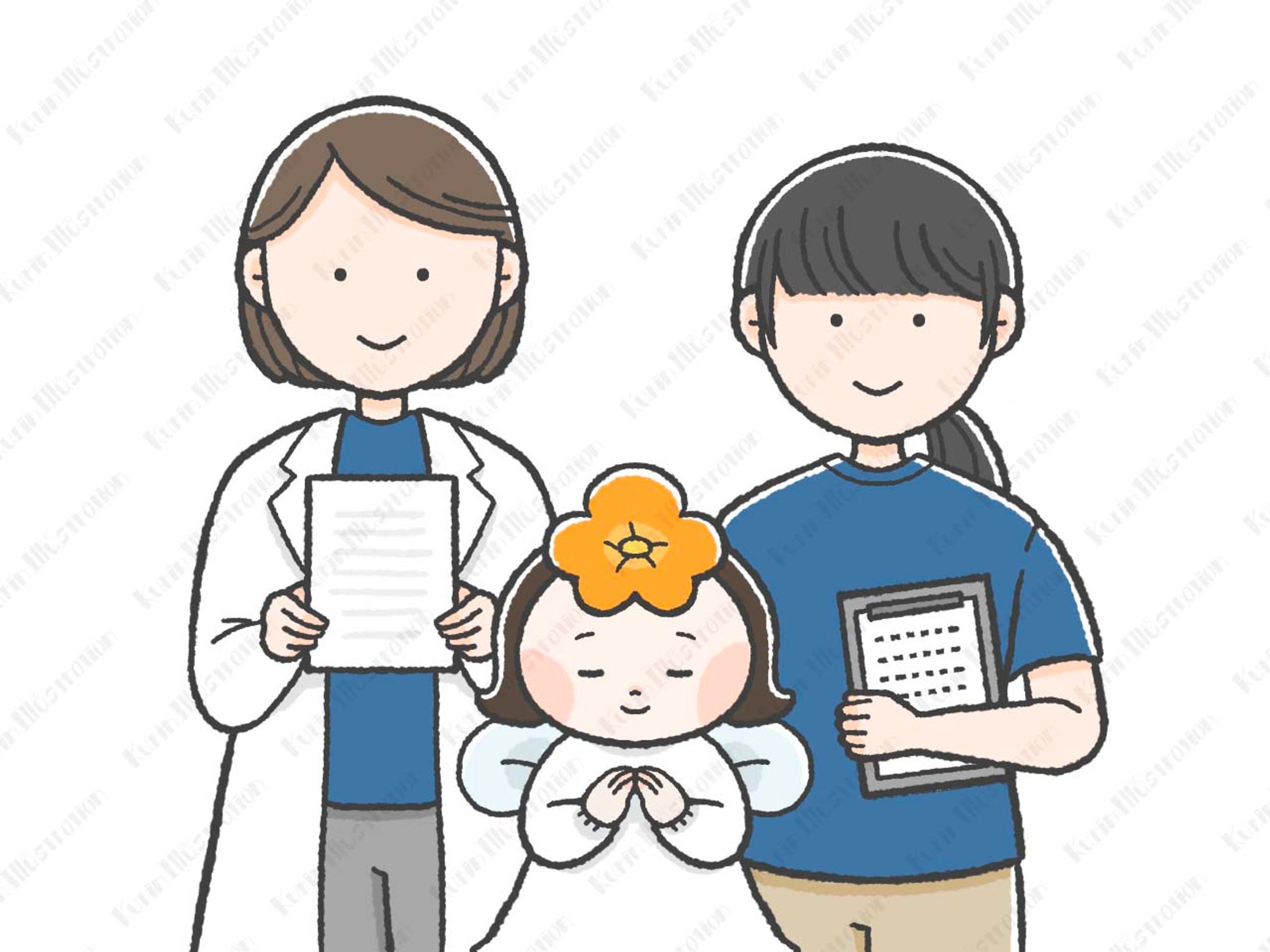 はなちゃん薬局さま　WEBサイト用イラスト-1