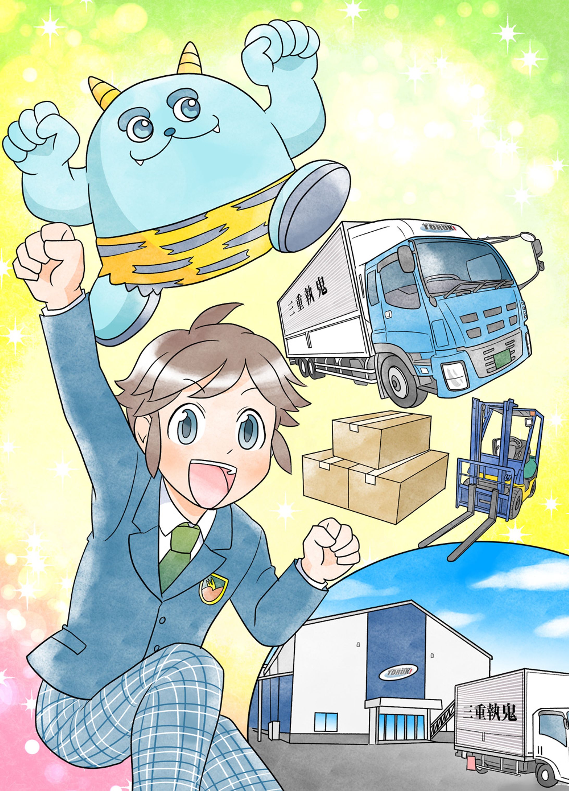 新卒案内漫画（三重執鬼株式会社様）-1