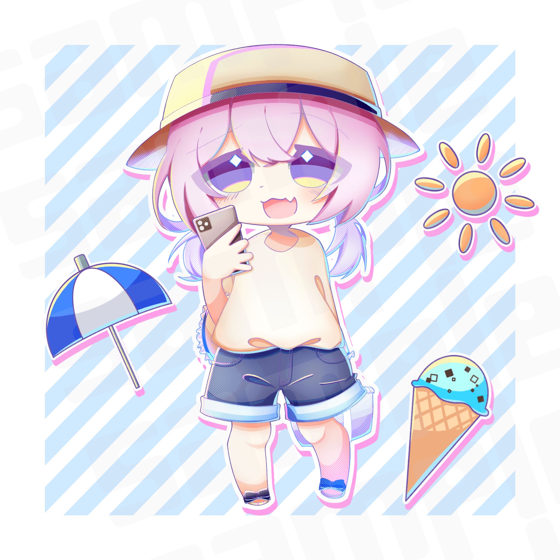 2022/6/17、フォロワー擬人化イラスト(アイコン)-1
