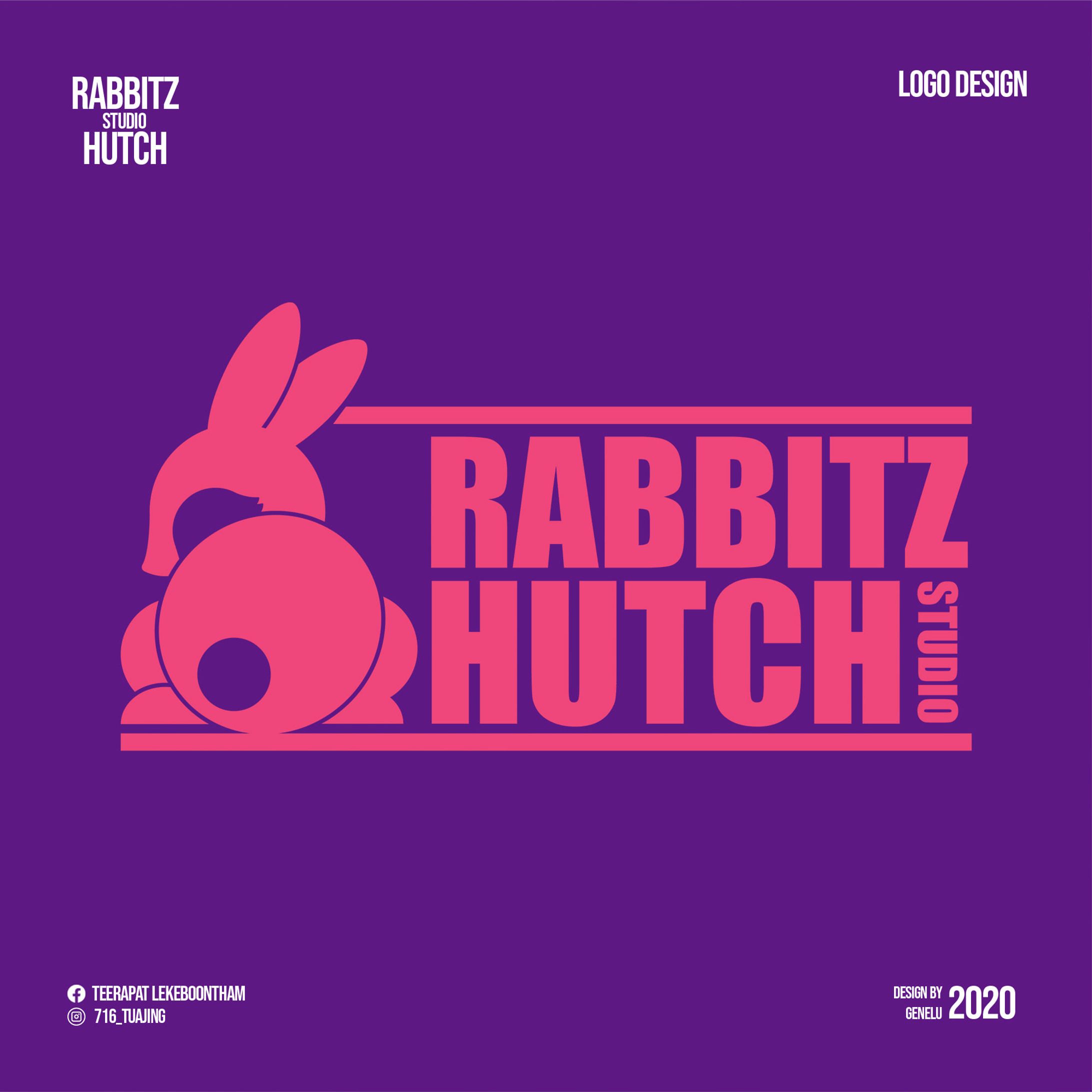 Rabbitz Hutch Studio【Logo Design】-1