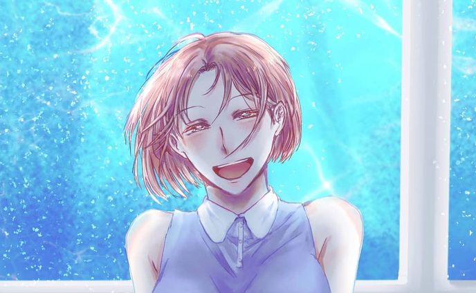 彼女 #シーソウシーン #イラスト #illustration  #seaillustration #青 #blue #女の子 #夏 #saitousaillast