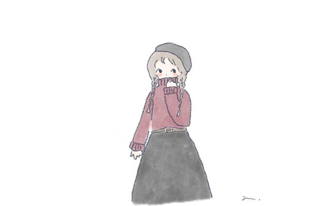 art、女の子イラスト