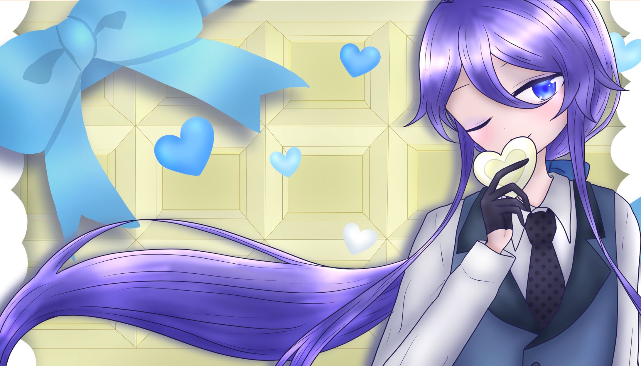 【二次創作】がくぽカレンダー応募絵-1