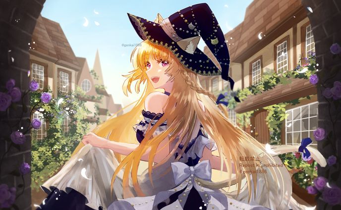 オリジナル　「猫の魔女に連れられて」